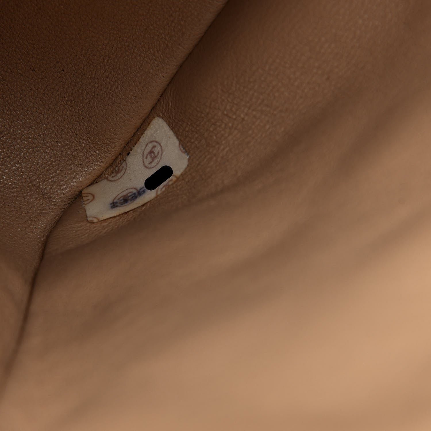 Chanel Lambskin Quilted Mini Square Flap Beige 7 of 10