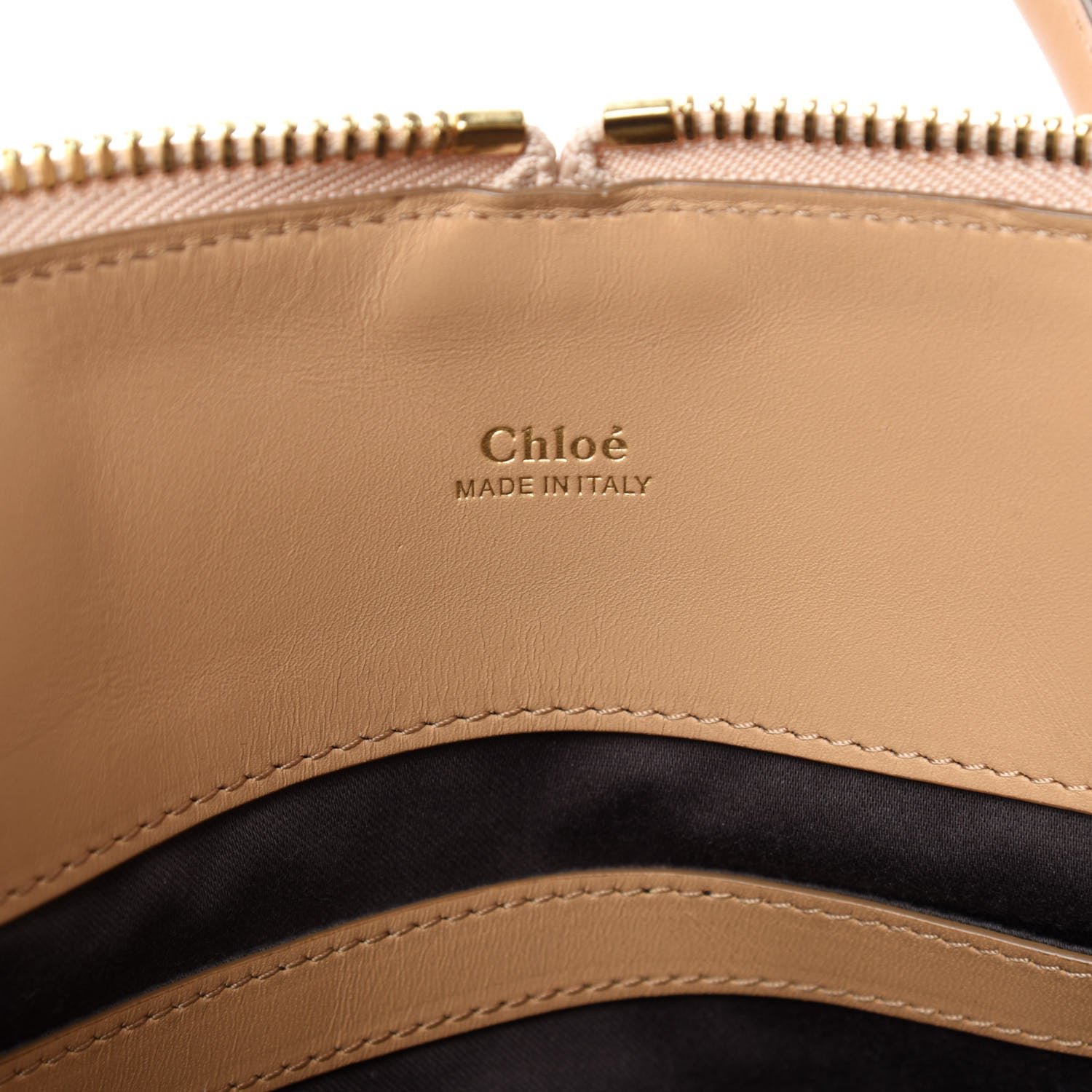 Chloe Smooth Calfskin Medium Baylee Tote Desert Island Sunray 12 of 14