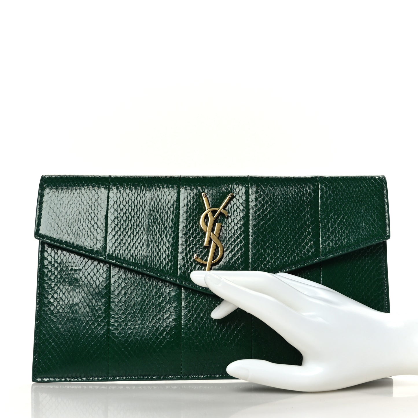 Ayers Uptown Monogram Pouch Verte Praire
