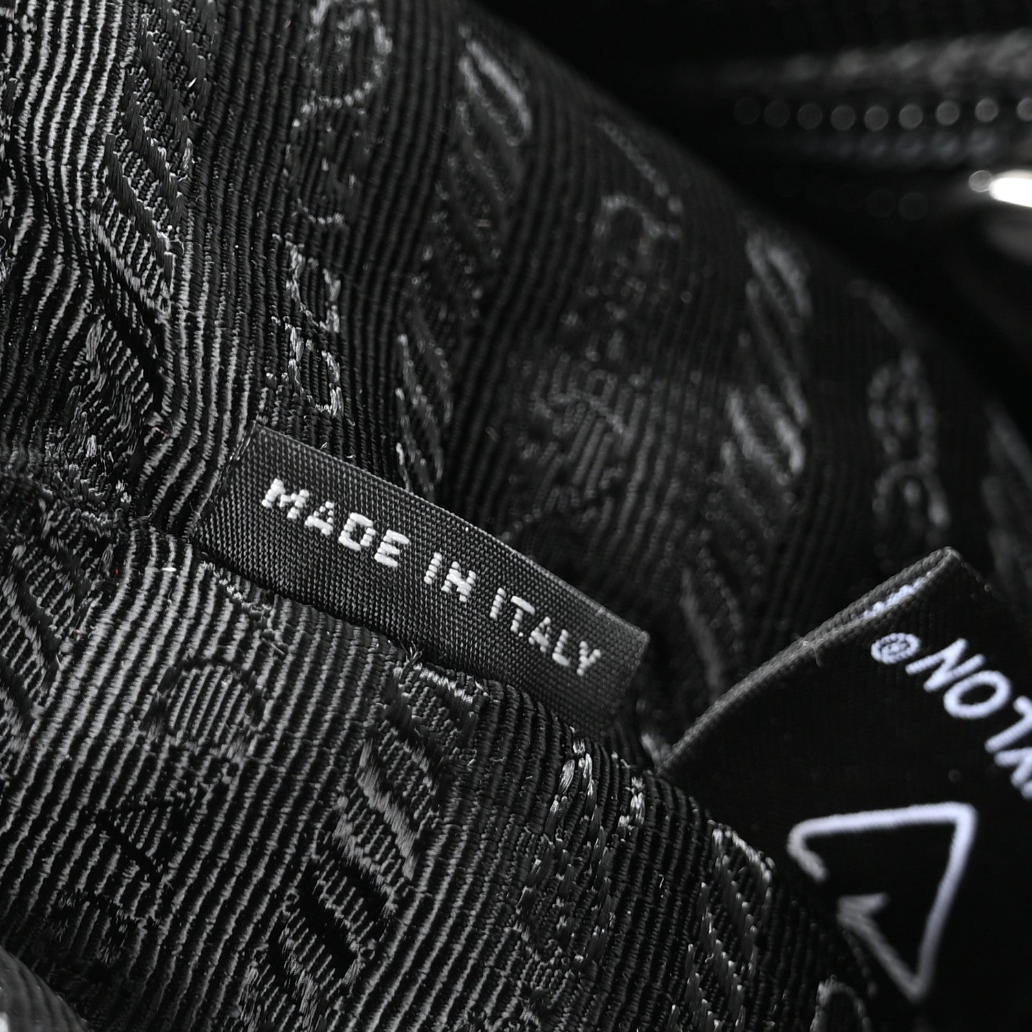 Prada Re-Nylon Vela Saffiano Medium Backpack Black 7 of 11