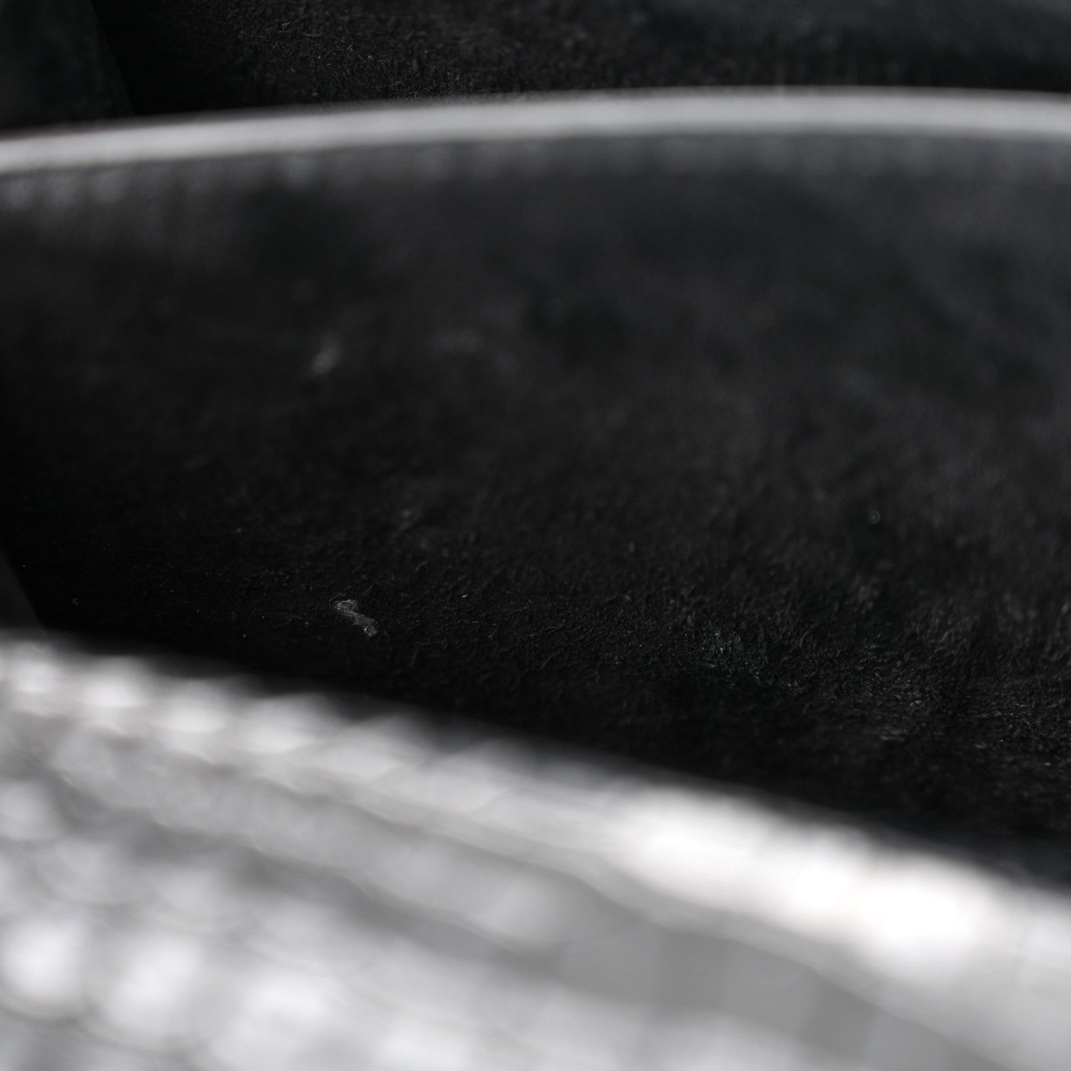 Saint Laurent Calfskin Crocodile Embossed Medium Monochrome Monogram Sunset Black 10 of 13