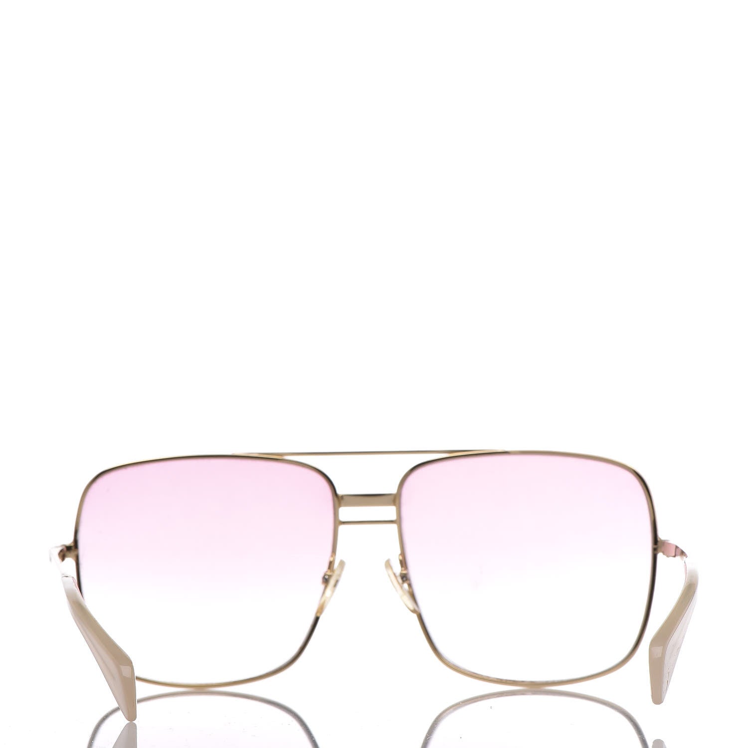 Celine Metal Sunglasses CL 41808/S Gold 9 of 9