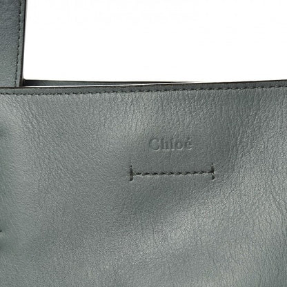 Chloe Smooth Calfskin Medium Milo Shopping Tote Cloudy Blue 9 of 9