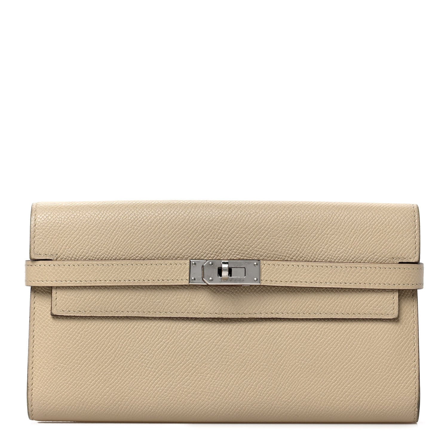 Hermes Epsom Kelly Longue Wallet Argile 1 of 6