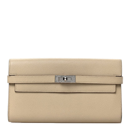 Hermes Epsom Kelly Longue Wallet Argile 1 of 6