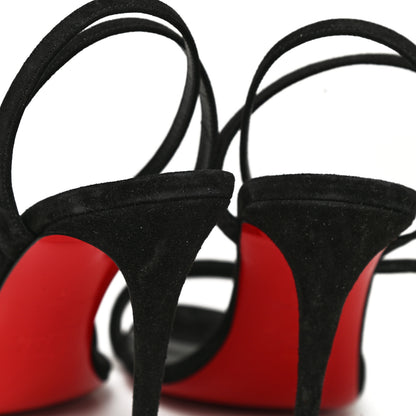 Christian Louboutin Veau Velours Umberta 100 Sandals 40 Black 9 of 9