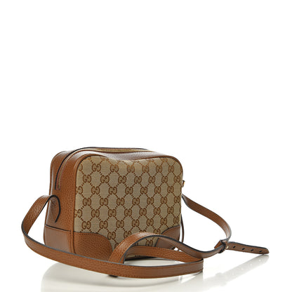 Gucci Monogram Mini Bree Messenger Bag Beige Tabacco 2 of 9