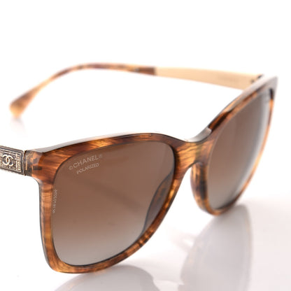 Chanel Tweed CC Polarized Sunglasses 5348 Tortoise 5 of 18