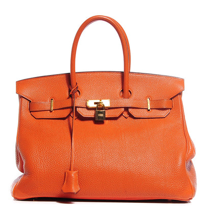 Hermes Togo Birkin 35 Orange 1 of 29