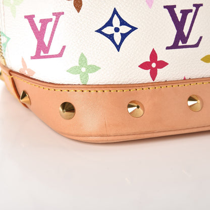 Louis Vuitton Monogram Multicolor Alma White 8 of 10