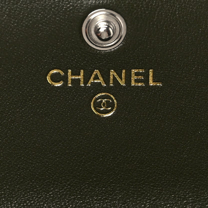 Chanel Lambskin Quilted Chanel 19 Flap Wallet Khaki 7 of 8