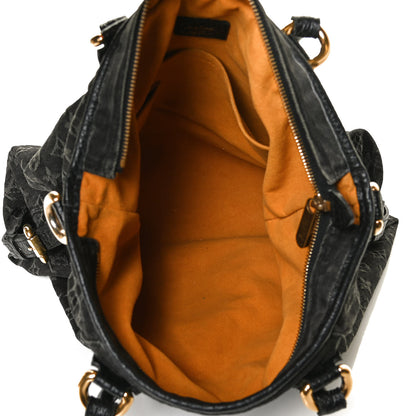 Louis Vuitton Denim Neo Cabby MM Black 5 of 13
