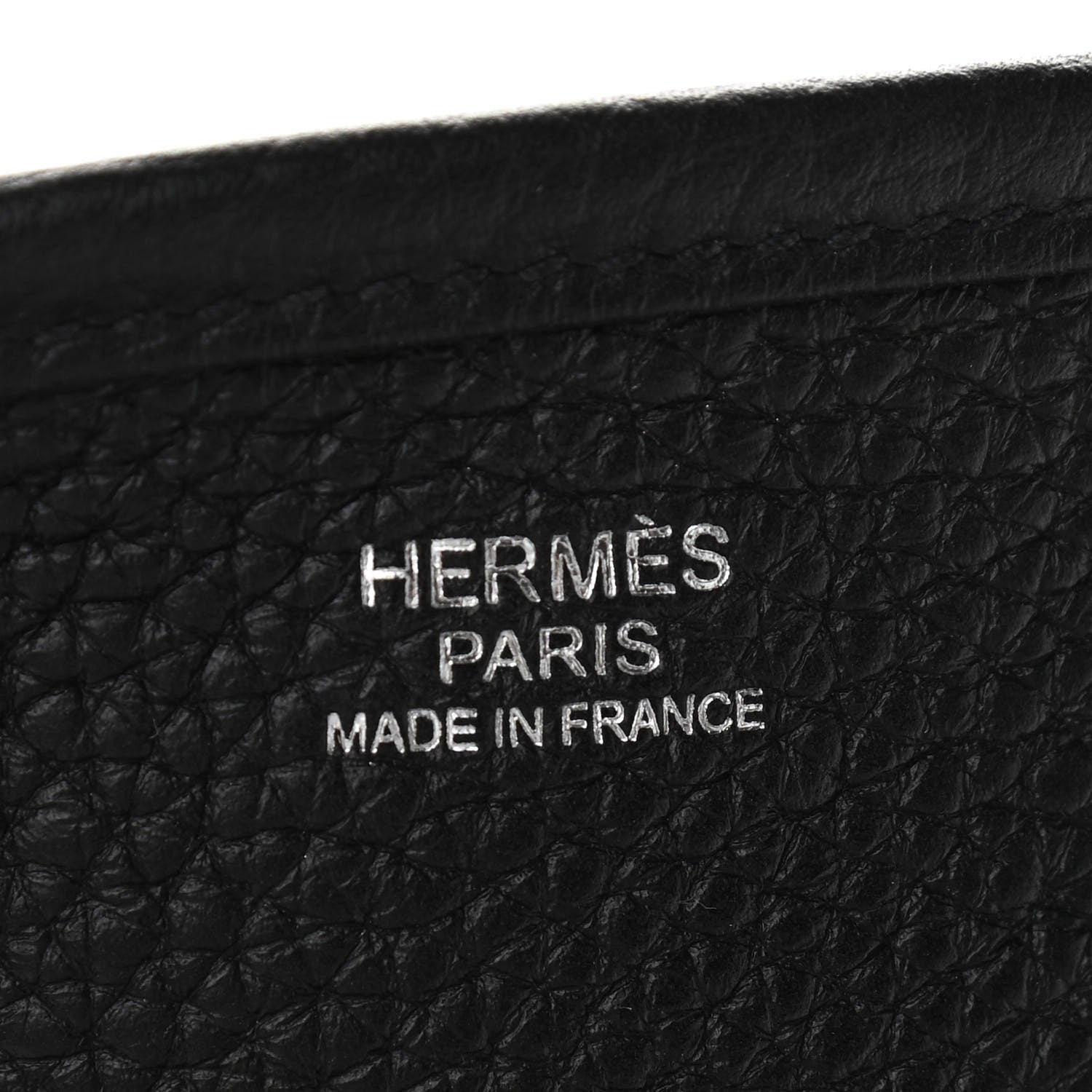 Hermes Taurillon Clemence Evelyne III TGM Black 6 of 10