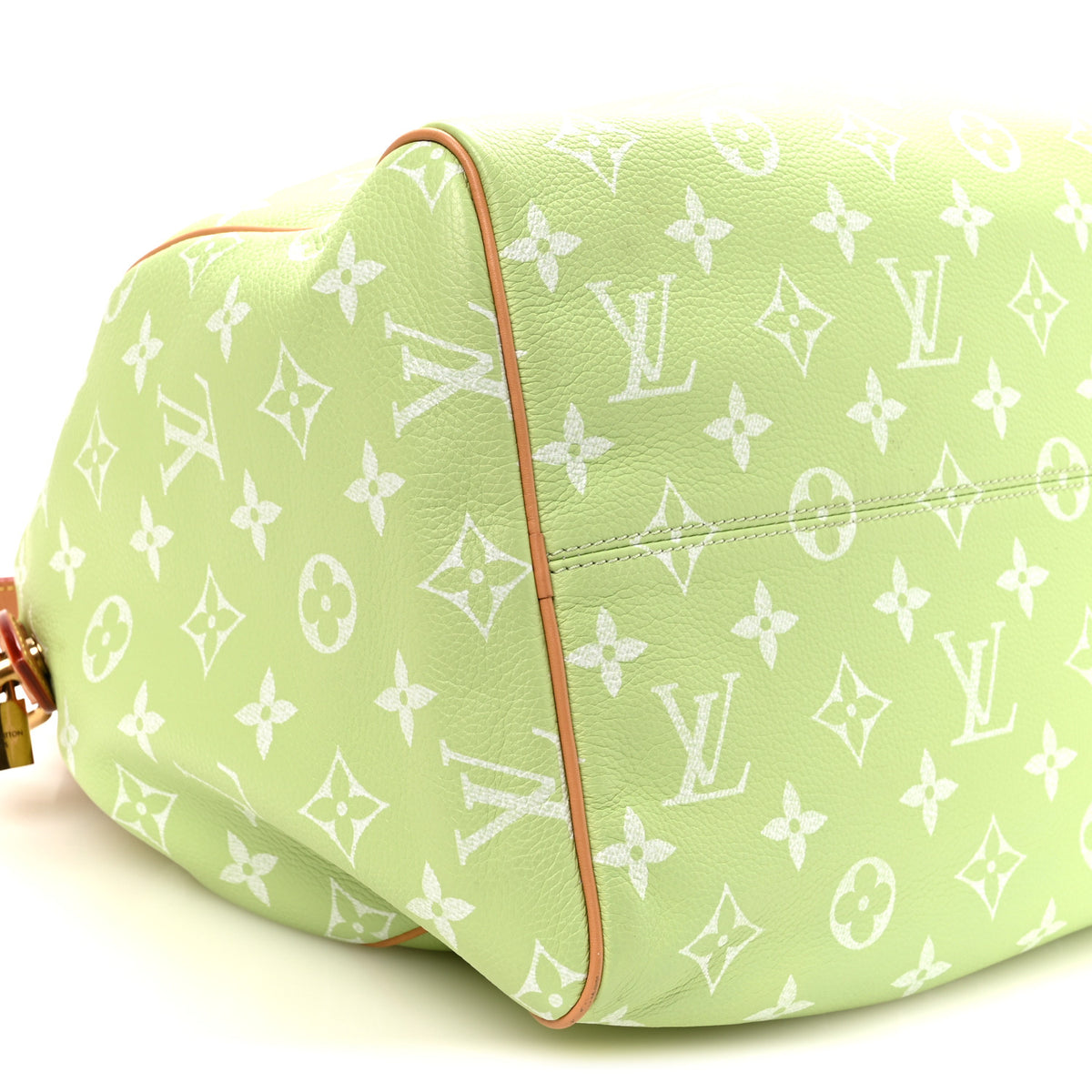Louis Vuitton Calfskin Monogram Speedy P9 Bandouliere 40 Frozen Lime 10 of 11