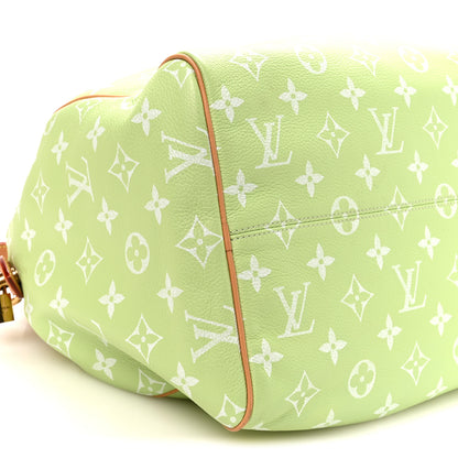 Louis Vuitton Calfskin Monogram Speedy P9 Bandouliere 40 Frozen Lime 10 of 11