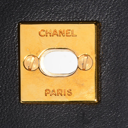 Chanel Lambskin Quilted Small Half Moon Flap Black 6 of 10