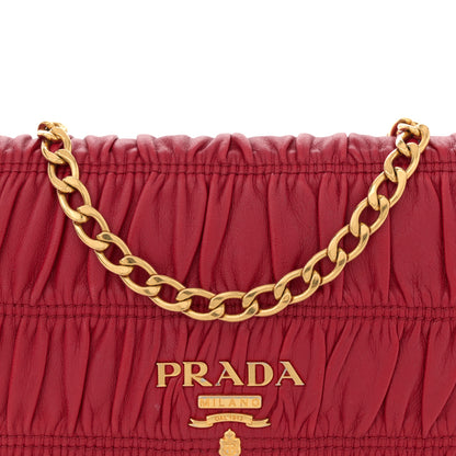 Prada Nappa Gaufre Wallet On Chain Fuoco 8 of 10