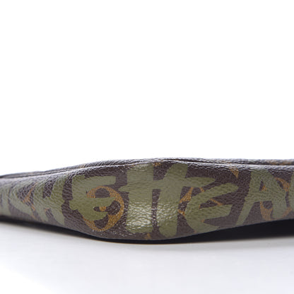 Louis Vuitton Monogram Graffiti Pochette Accessories Kaki 11 of 13