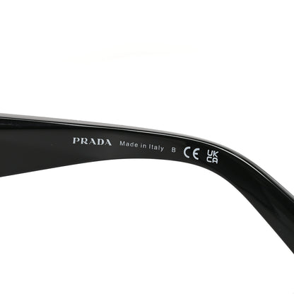 Prada Acetate Square Sunglasses SPR C07 Black 5 of 7