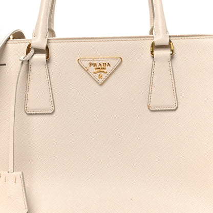Prada Saffiano Lux Medium Galleria Double Zip Tote Talco 7 of 11