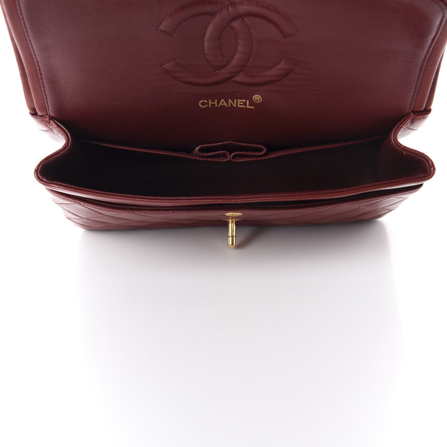 Chanel Lambskin Quilted Small Double Flap Red 5 of 17