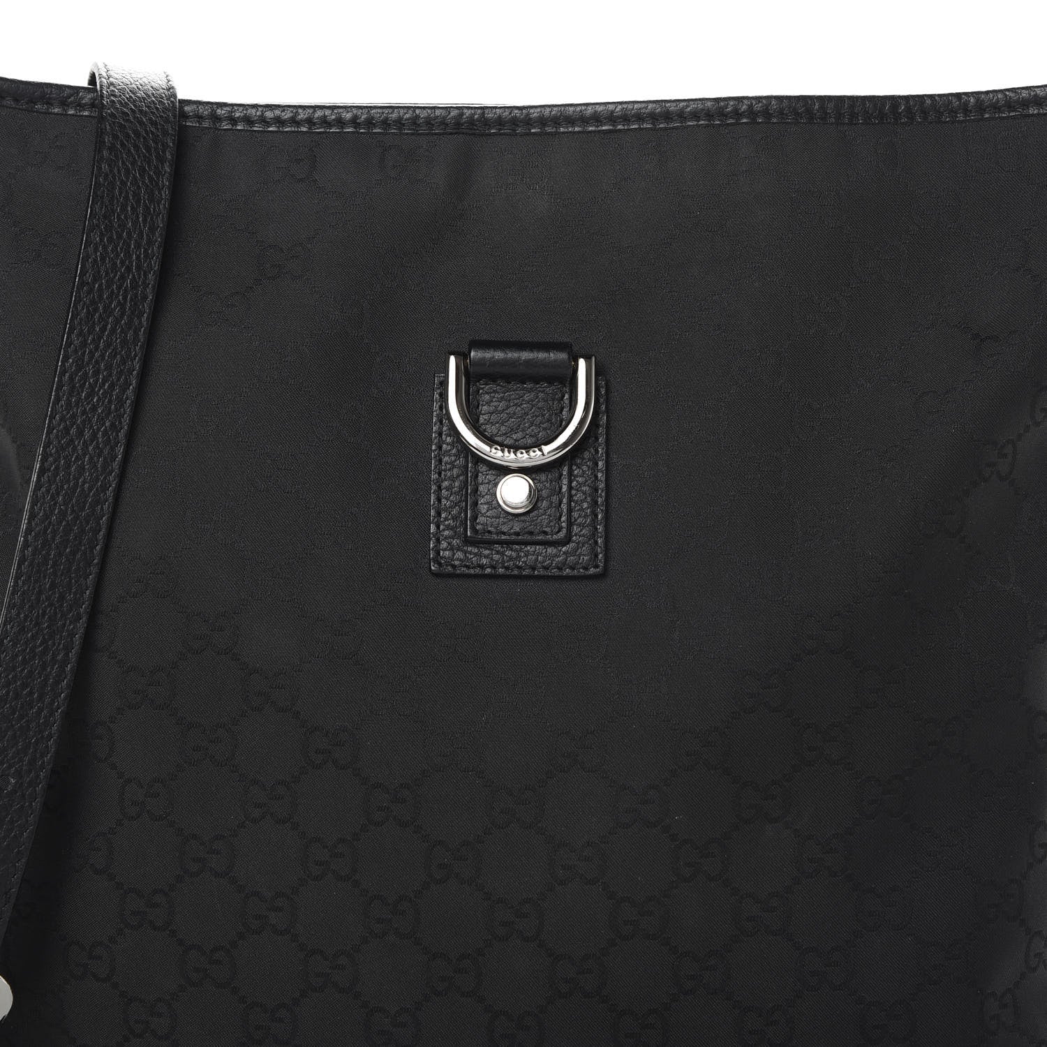 Gucci Monogram Abbey Messenger Bag Black 8 of 13
