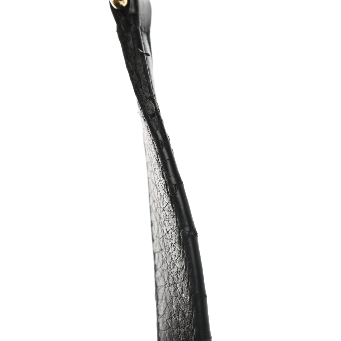 Pebbled Calfskin Medium Soho Chain Shoulder Bag Black