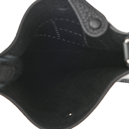 Hermes Taurillon Clemence Evelyne TPM Black 5 of 6