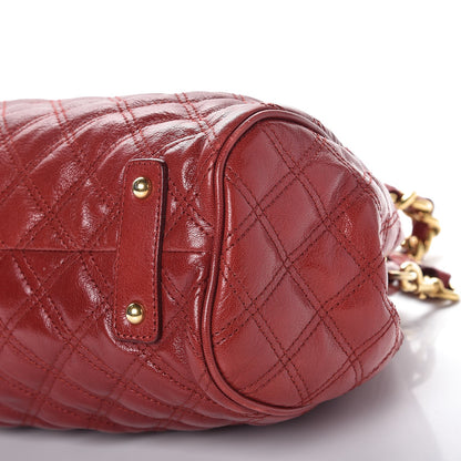 Marc Jacobs Calfskin Quilted Stam Red 10 of 12