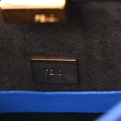 Fendi Shiny Nappa Micro Peekaboo Iconic Satchel Bluette 6 of 9