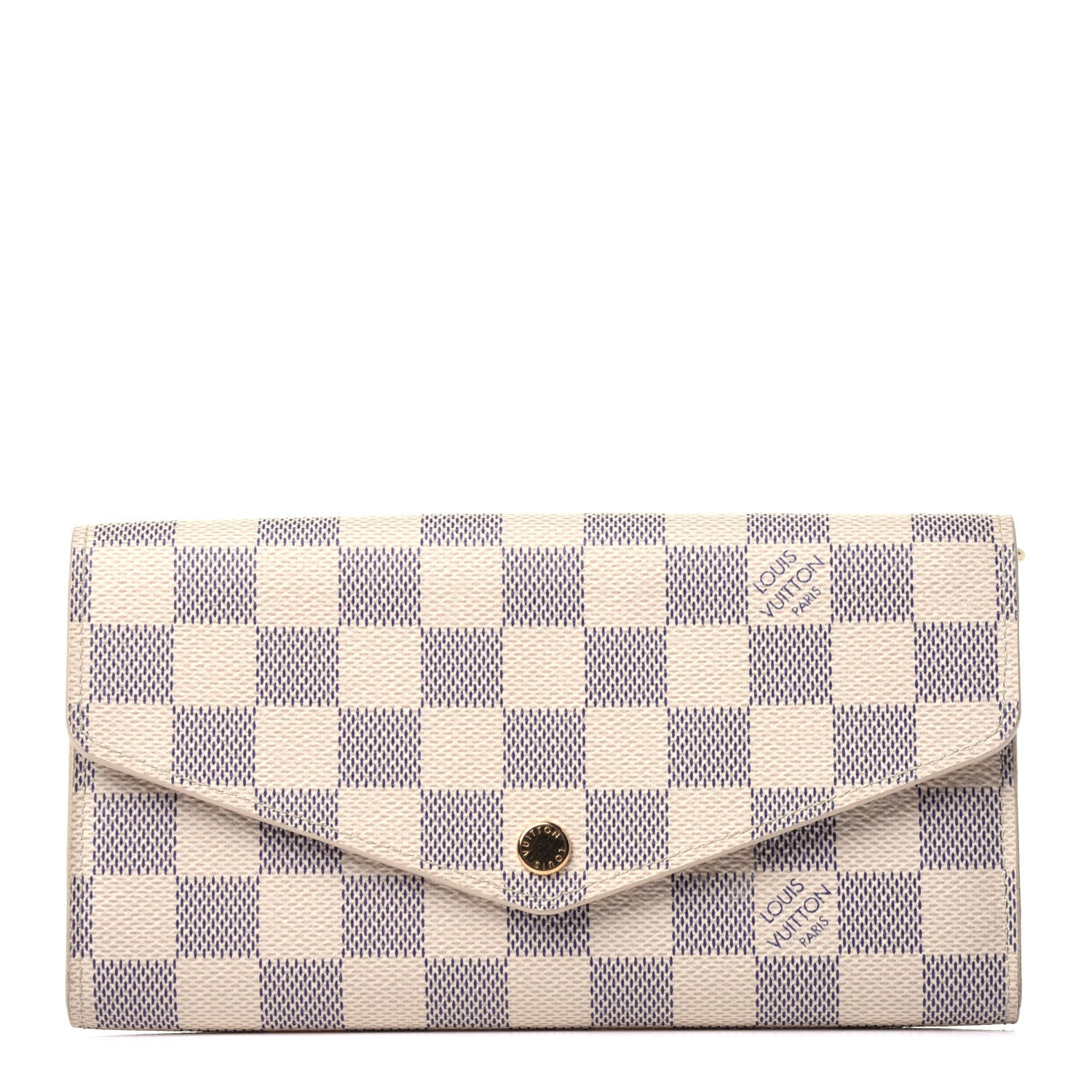 Louis Vuitton Damier Azur Sarah Wallet NM 1 of 10