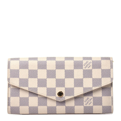 Louis Vuitton Damier Azur Sarah Wallet NM 1 of 10