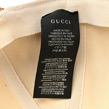 Gucci X MLB Monogram LA Dodgers Baseball Hat 57-61 Beige Ruggine 8 of 10