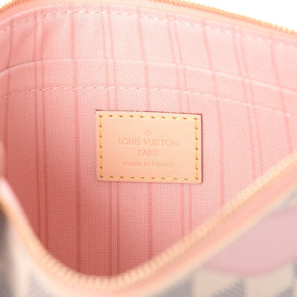 Louis Vuitton Damier Azur Tahitienne Neverfull MM GM Pochette 6 of 7