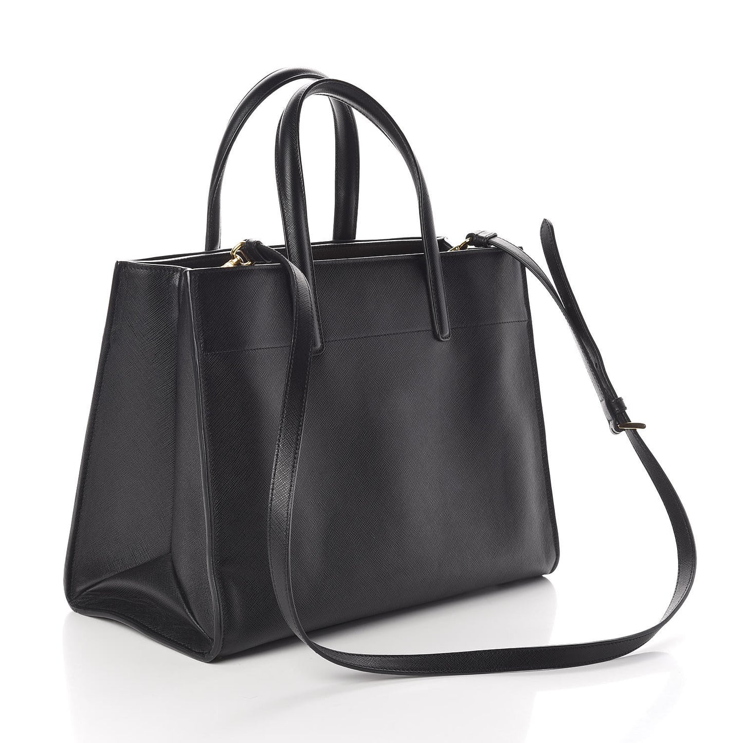 Saffiano Soft Tote Black