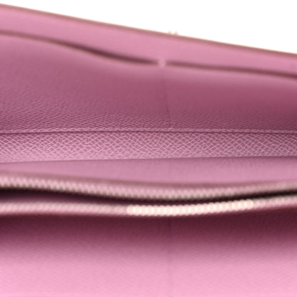 Hermes Epsom Kelly To Go Wallet Mauve Sylvestre 5 of 9