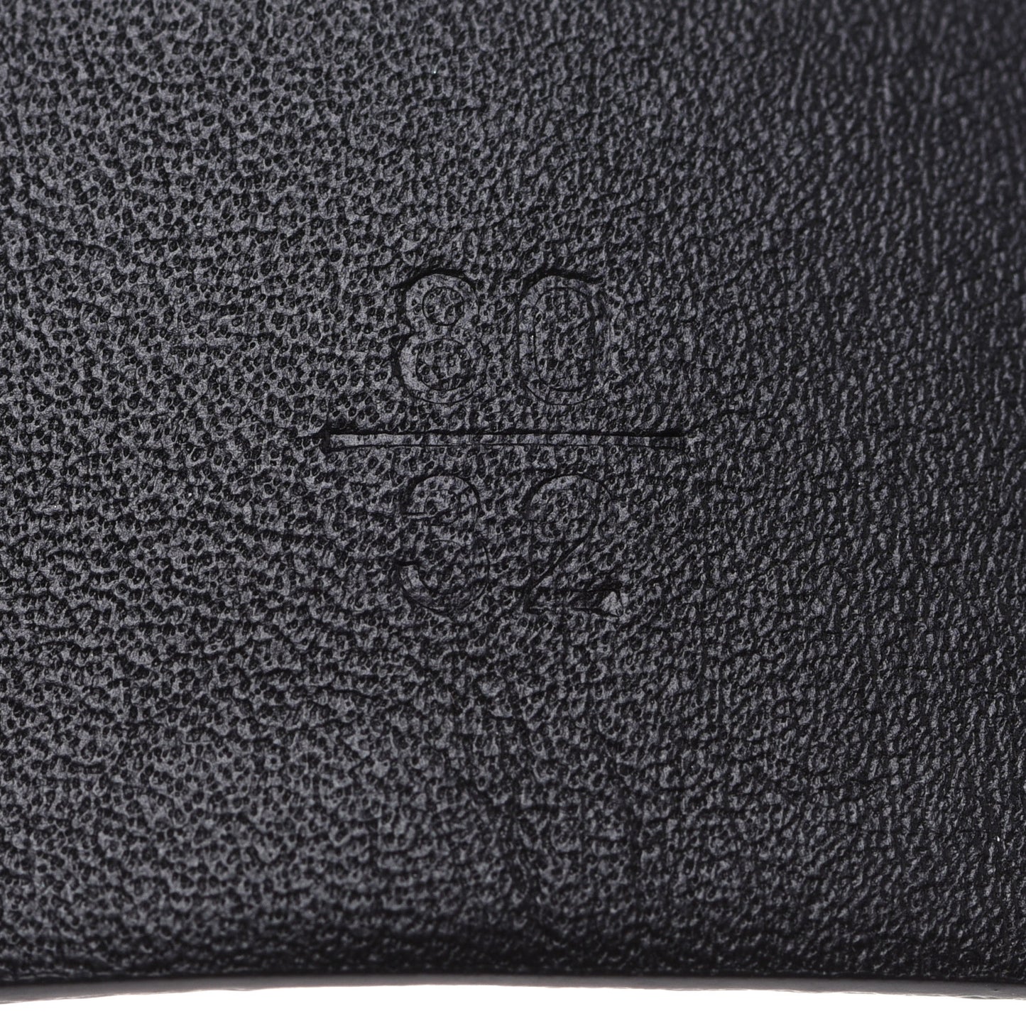 Calfskin Paris Button CC Belt 80 32 Black