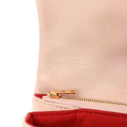 Louis Vuitton Lambskin Embossed Monogram Fall in Love Pochette Light Pink 11 of 13