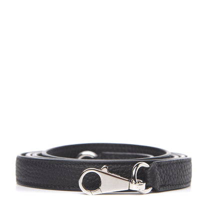 Hermes Taurillon Clemence Kelly Shoulder Strap Black 1 of 5