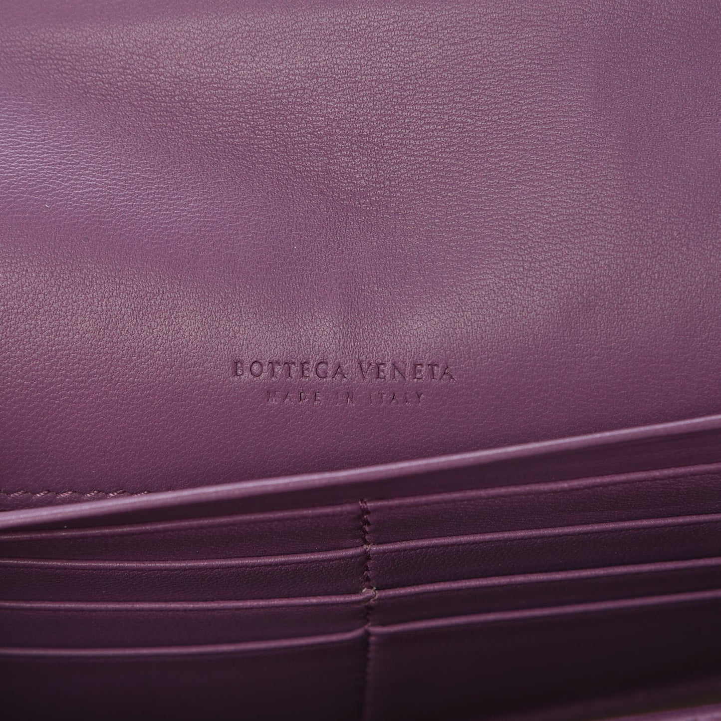 Nappa Intrecciato Continental Wallet Corot