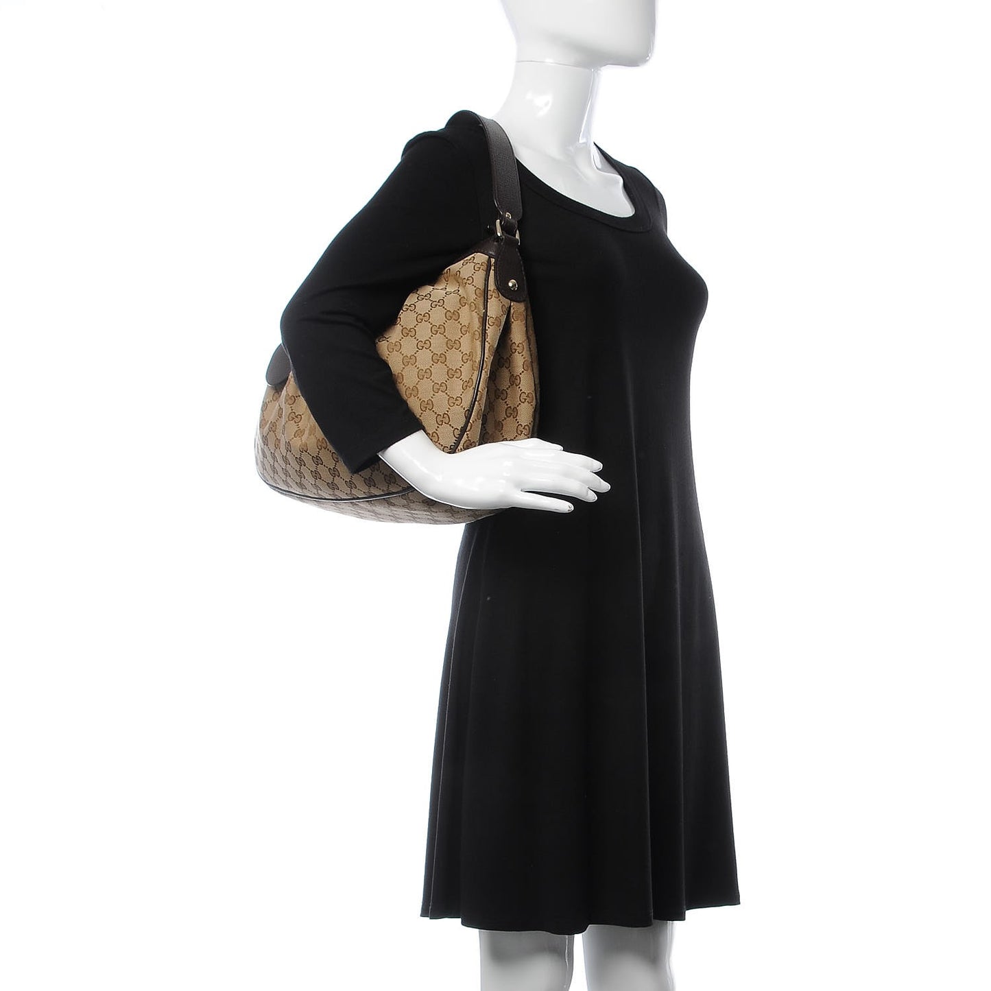Monogram Medium Sukey Hobo Dark Brown