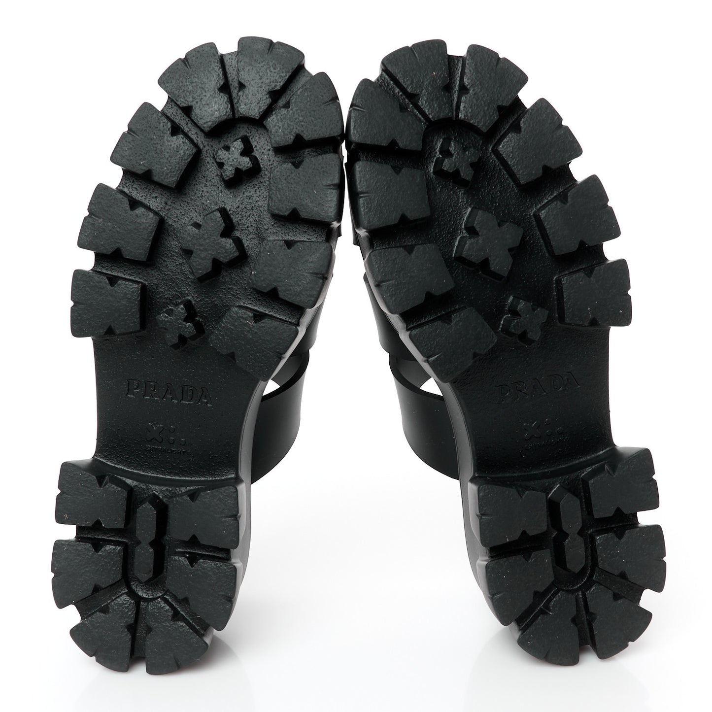 Foam Rubber Triangle Logo Monolith 55mm Cage Sandals 41 Black
