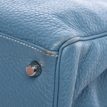 Hermes Togo Kelly Retourne 35 Blue Jean 40 of 41