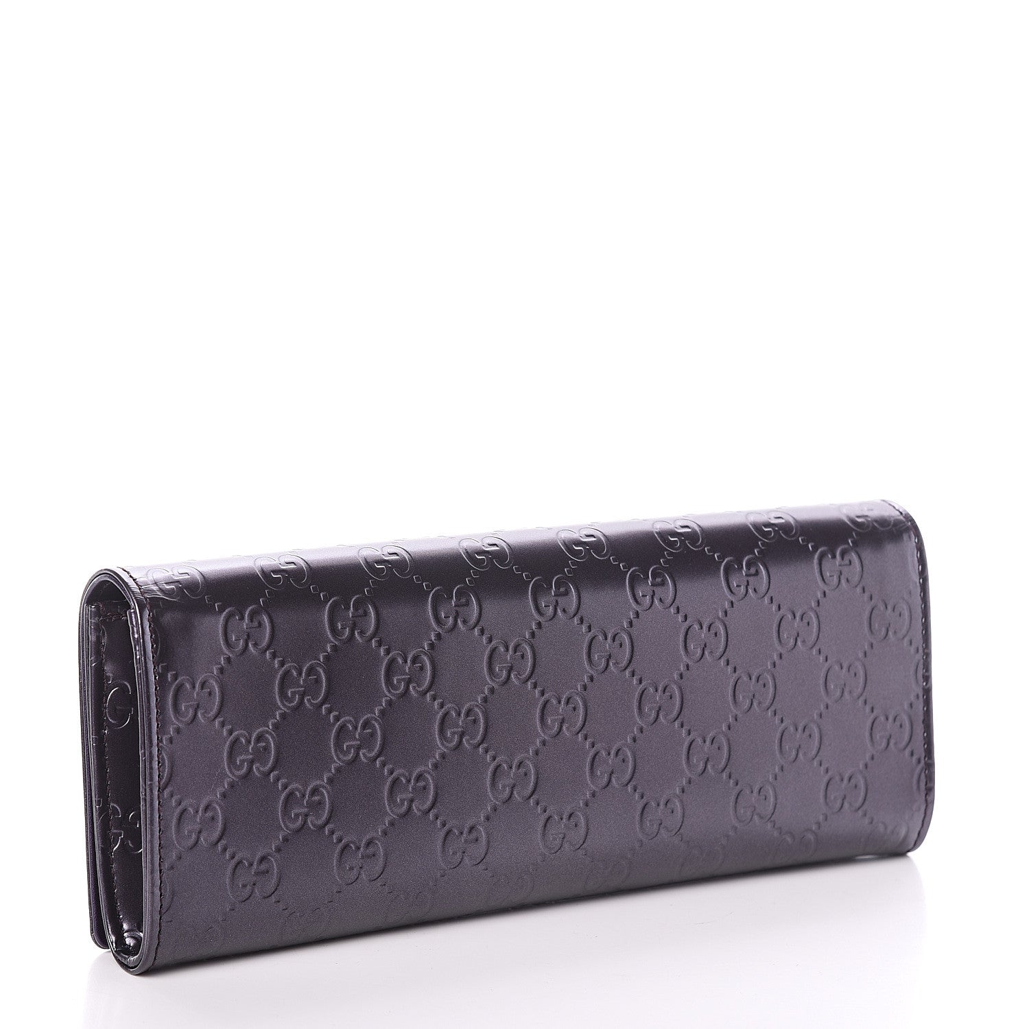 Gucci Guccissima Small Broadway Clutch Purple 2 of 5
