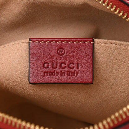 Gucci Suede Calfskin Web Mini Ophidia Shoulder Bag New Blue Romantic Cherry 6 of 11