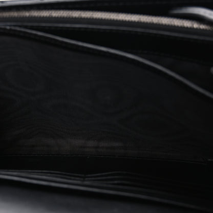 Gucci Calfskin Matelasse GG Marmont Chain Wallet Black 5 of 12