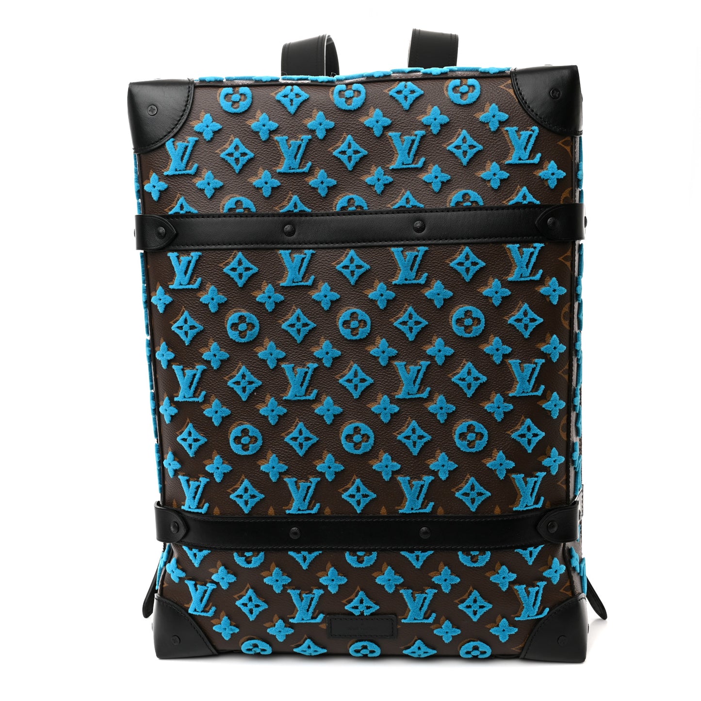 Monogram Tuffetage Soft Trunk Backpack PM Turquoise
