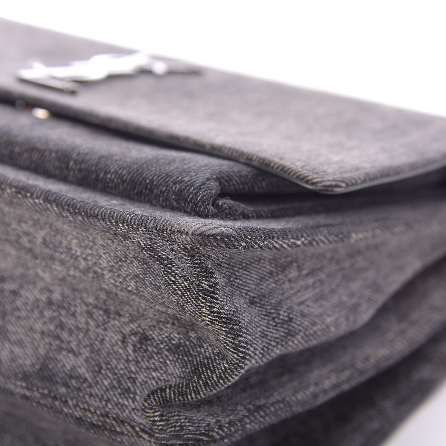 Saint Laurent Denim Medium Monogram Sunset Black 9 of 10