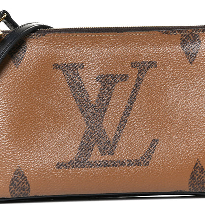 Louis Vuitton Reverse Monogram Giant Double Zip Pochette 7 of 10