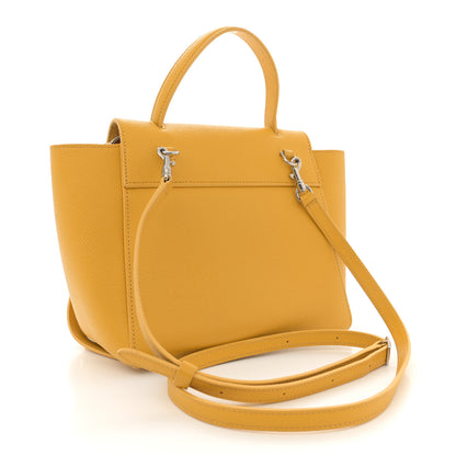 Celine Grained Calfskin Nano Belt Bag Sunflower 3 of 15